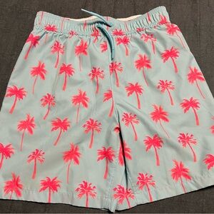 Abercrombie & Fitch Tropical Palm Print Boys Swim Trunks